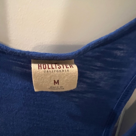 Hollister Royal Blue Tanktop with Logo - Picture 3 of 3